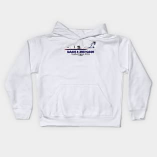 DeHavilland Canada Dash 8-300/Q300 - Canadian Regional Airlines Kids Hoodie